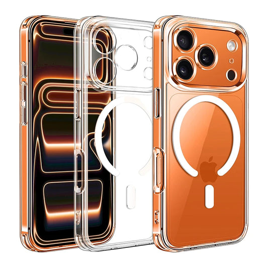 Magnetic Magsafe Wireless Charging Case For iPhone 17 Pro Max Hybrid Hybrid Hard Cover For Apple iPhone 17Pro for iPhone17ProMax